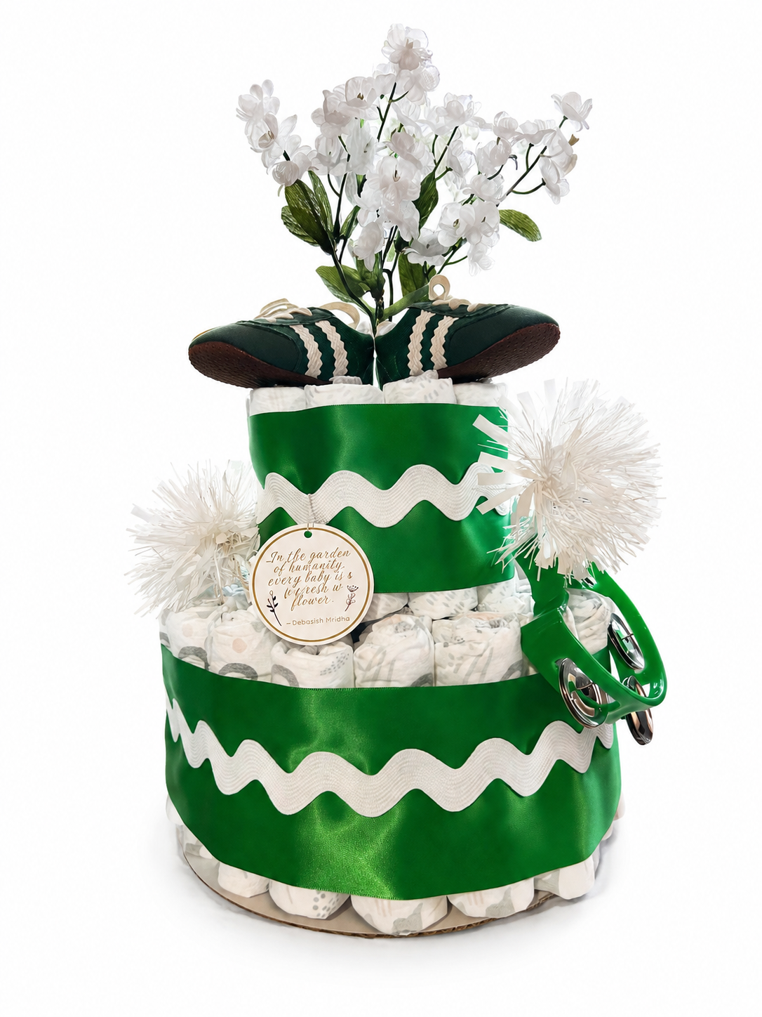 Green and White Retro